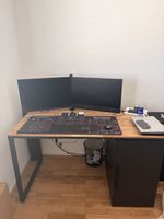 Bureau métal bois bon état
