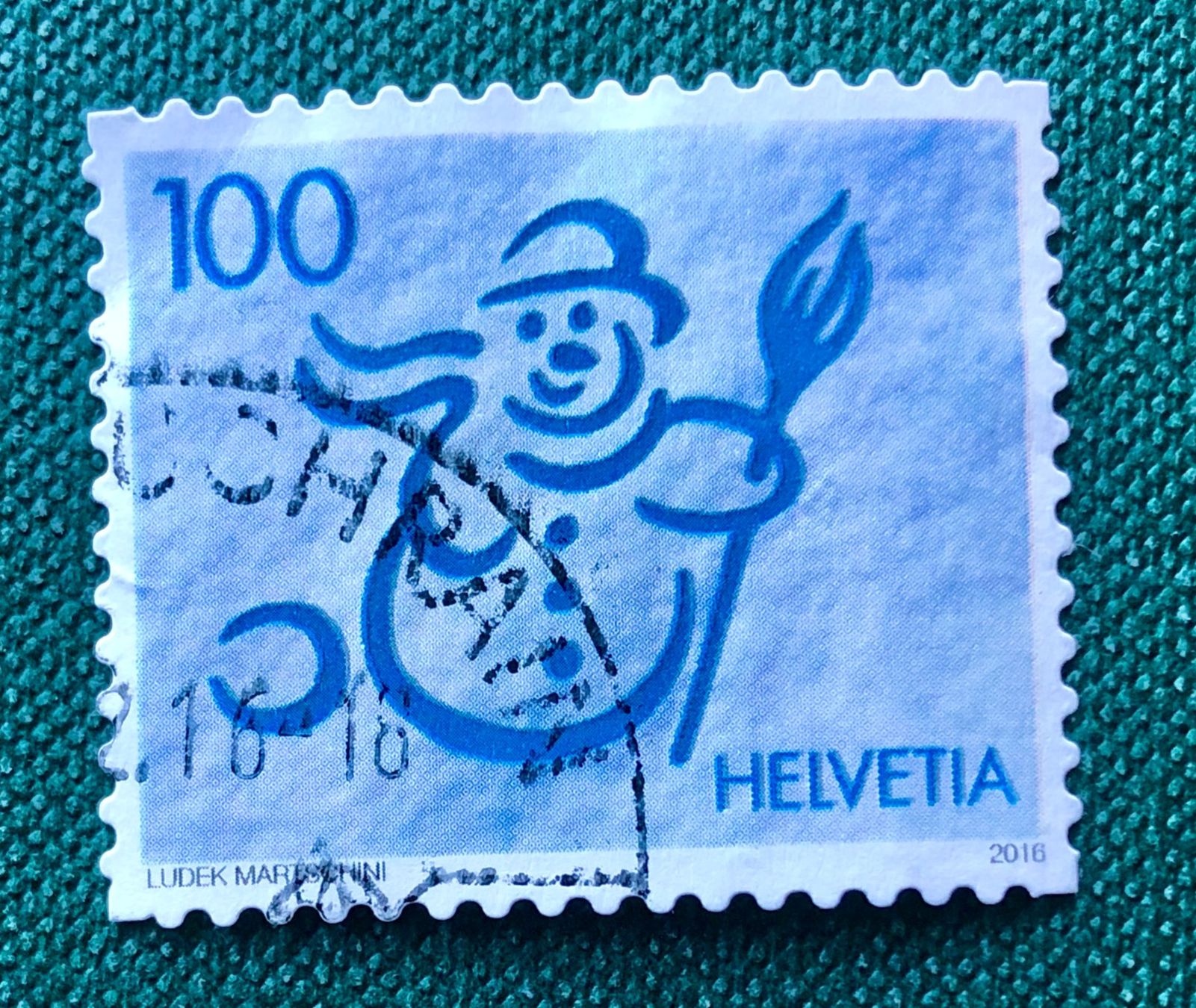 Tutti i francobolli: Nr.1612  Schneemann Dauermarken GESTEMPELT 2016    – Usato da Aarau venduto da Billa007
