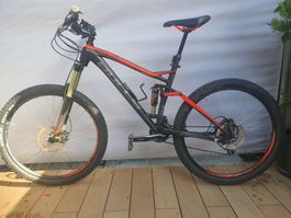 Bulls Mountainbike vollgefedert gebraucht schwarz orange
