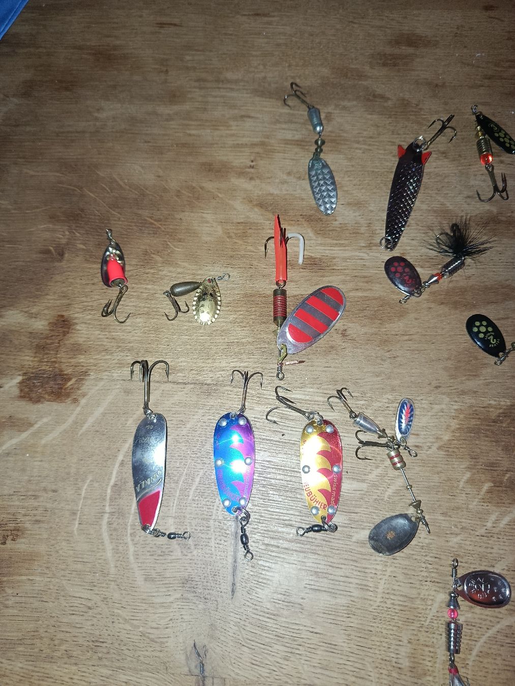 Köder: Grosses Angelköder-Set – Spinner & Blinker – Forelle, Barsch – Gebraucht aus Unterseen von Inf_6lxm