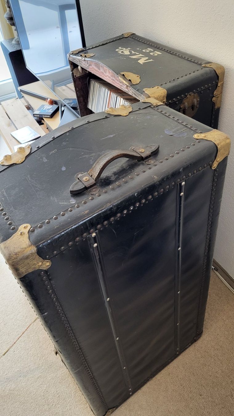 Hermès Valigie: Antiker Überseekoffer original vintage – Usato da Lyss venduto da Schrotthandel 8