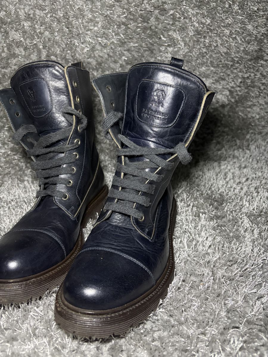 Brunello Cucinelli Scarpe da donna: Brunello Cucinelli Leather Boots Size 39 – Usato da Brislach venduto da edu_t6pq 3