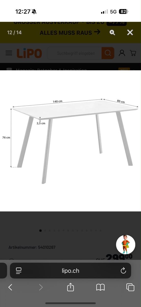 Tische: Tisch Marmoroptik Top Zustand – Gebraucht aus Winterthur von sje_lks5 2