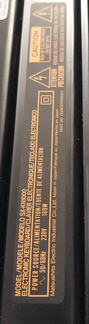 Technics Strumenti musicali: Keyboard PCM Technics KN1000 – Usato da Basel venduto da bk_brockibasel 4