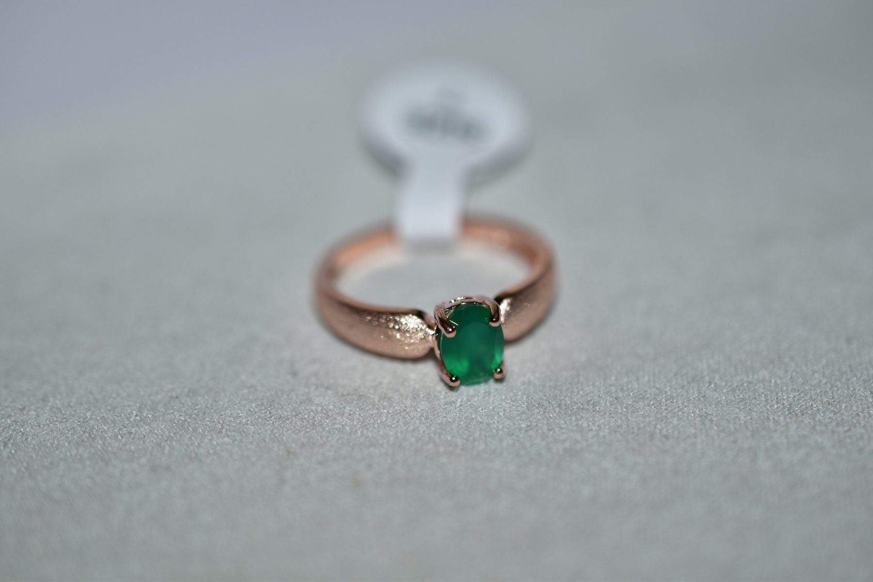 Ringe: Ring mit grünem Achat, Silber, Gr. 7(54) neu – Neu und originalverpackt aus Laufen von flowerfan 1