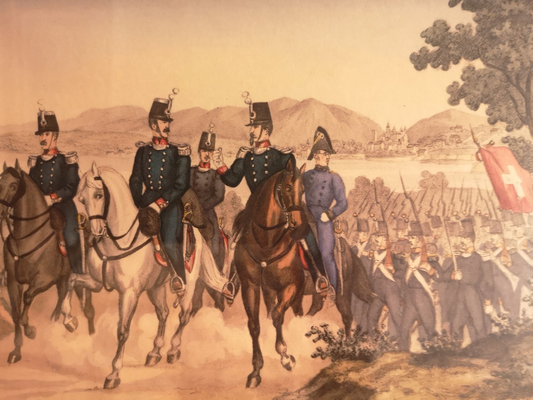 Gemälde: ALBERT VON ESCHER (1833-1905) Signé – Gebraucht aus Genève von Qanil77