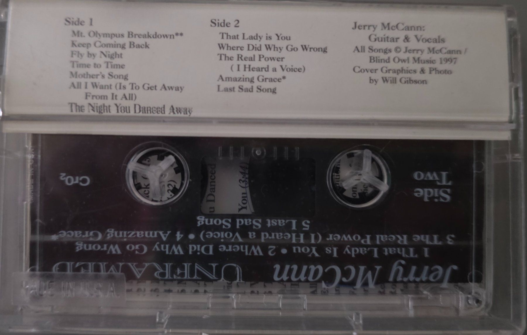 Musicassette: Jerry McCann MC – Unframed – Usato da Root venduto da atelier22 1