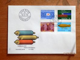 FDC 1975, Zst.Nr.561 - 564, Satzbrief,  Bern 13.2.1975
