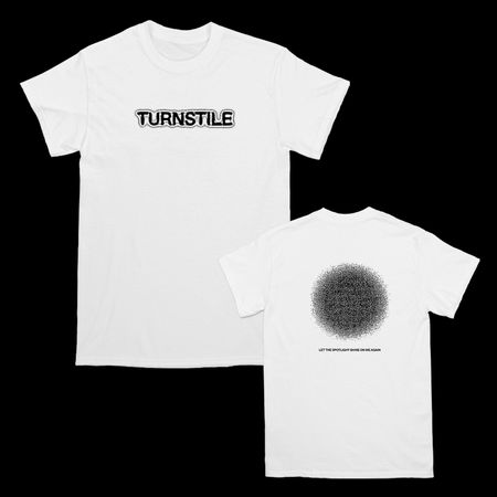 TURNSTILE "BLACKOUT" weisses T-Shirt in Grösse L