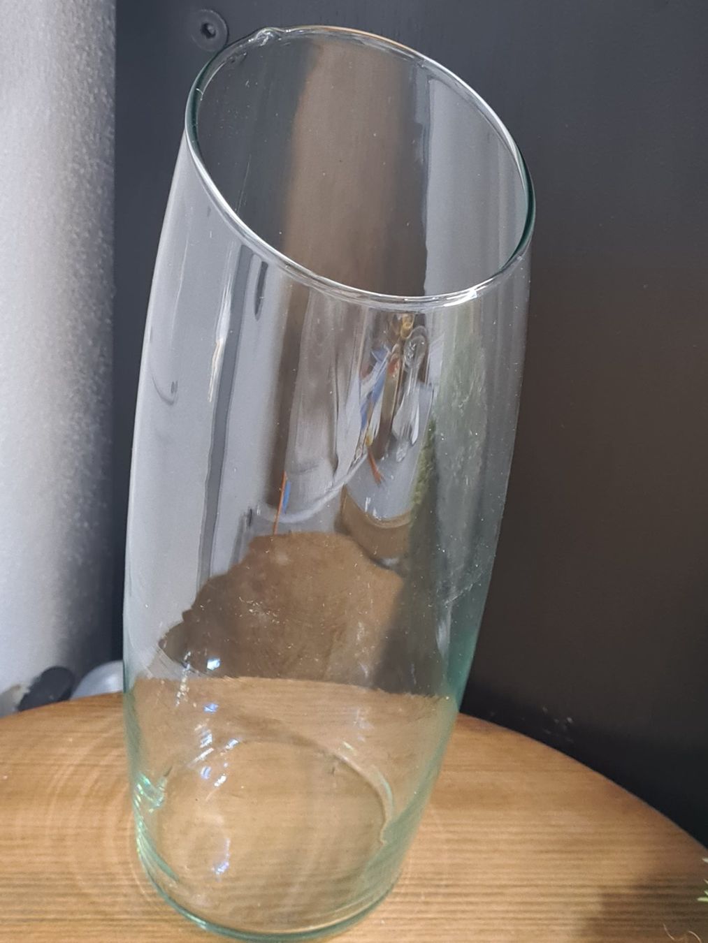 Vasi & Recipienti: Glas Vase 24.5/22.5 cm – Usato da Amriswil venduto da kleindeko