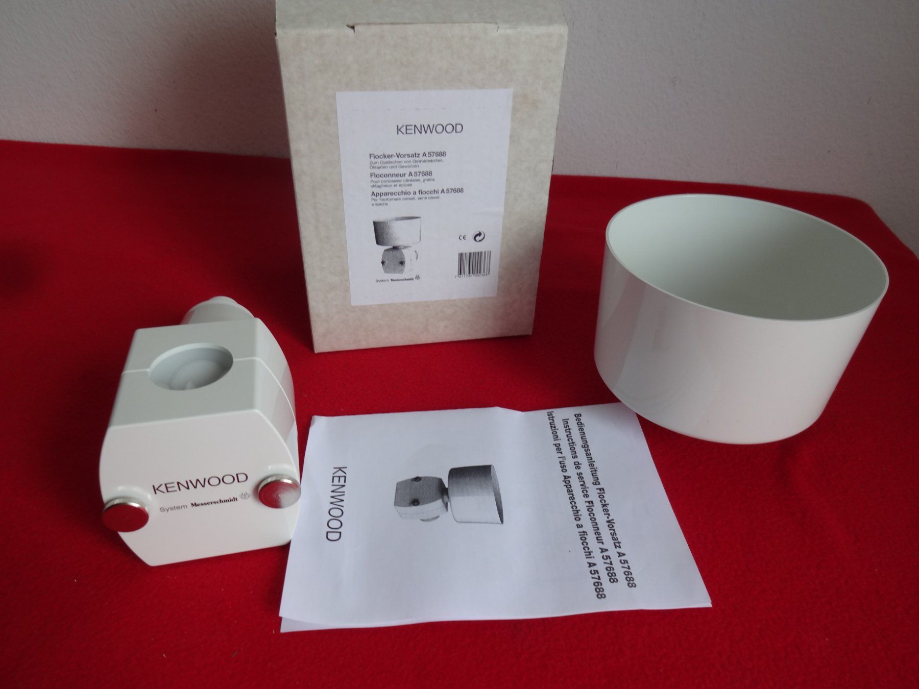 Kenwood Küchengeräte: Flockervorsatz - System Messerschmidt zu Kenwood Chef/Major – Neu und originalverpackt aus Frauenfeld von jaho13