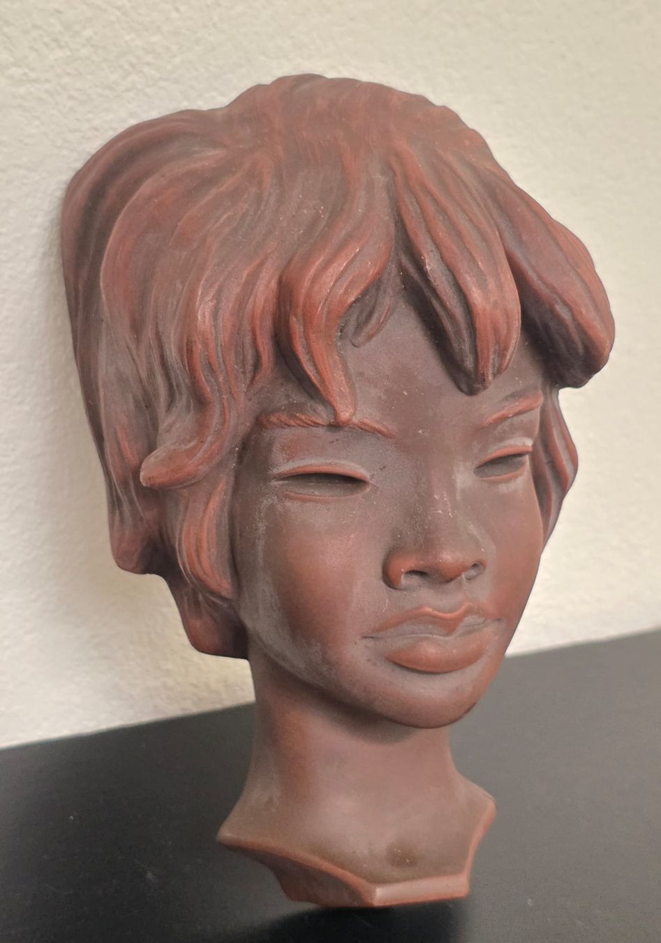 Sculture & Statue: Büste Kopf Mädchen Handarbeit Germany – Usato da Rheinsulz venduto da Dred 2