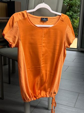 Bluse Top Gr. S-M, 36-38 Viskose, Baumwolle