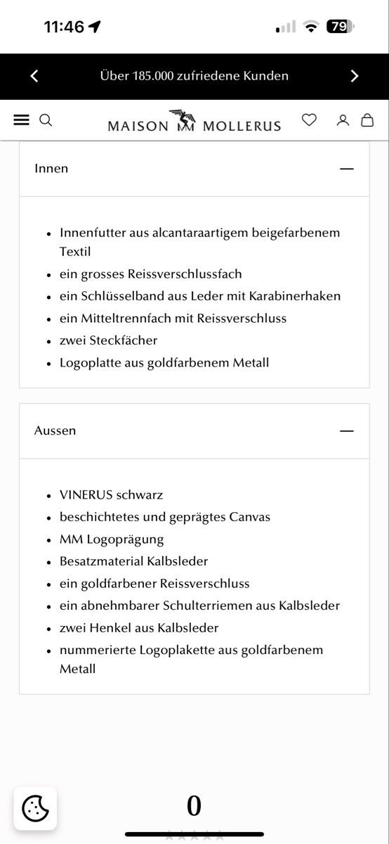 Maison Mollerus Borse da donna: MAISON MOLLERUS Tasche SULZ, NEU! – Nuovo (secondo la descrizione) da Lenzburg venduto da Natric1969 4