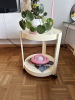 Vintage Space Age Kastilia Beistelltisch auf Rollen/Barwagen