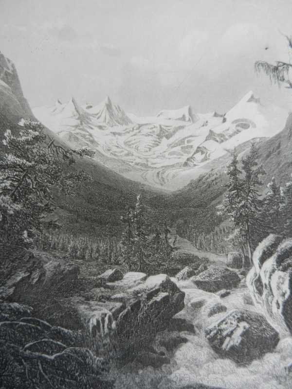 Gravures: Roseg Gletscher – D'occasion à Risch par Rischli15 4