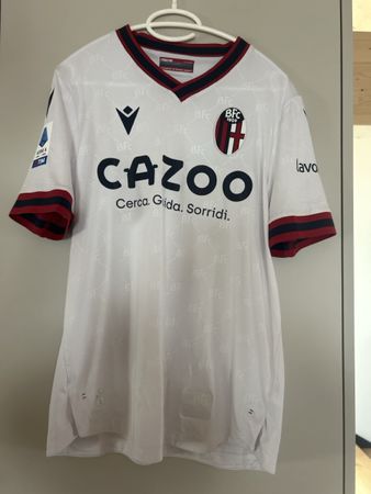 Bologna FC Aebischer  L Match Worn signier