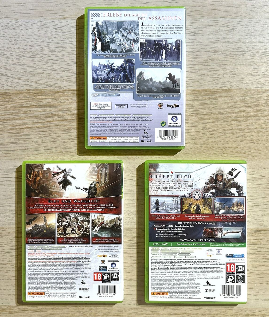 Microsoft Giochi: Assassins Creed Bundle Xbox 360 – Usato da St. Gallen venduto da Alpine.Arcade 1