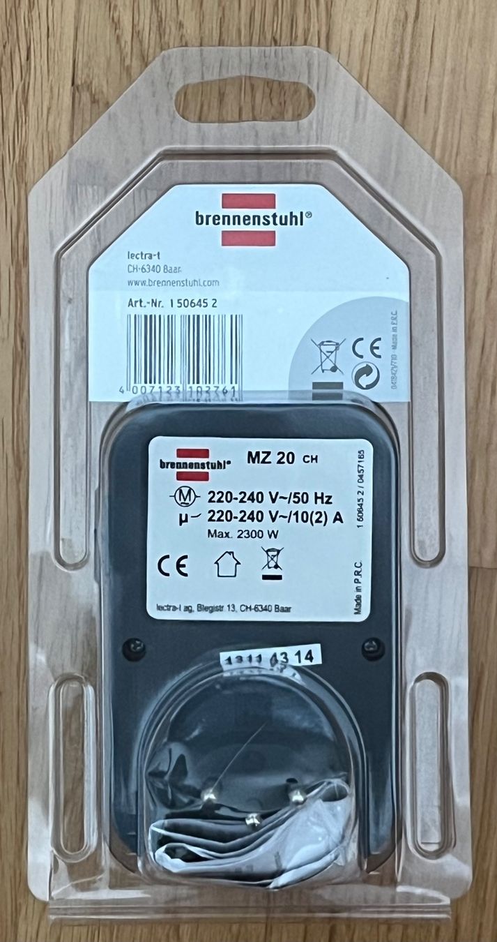 Stecker: brennenstuhl Zeitschaltuhr – Neu und originalverpackt aus Emmenbrücke von Herzog07 1