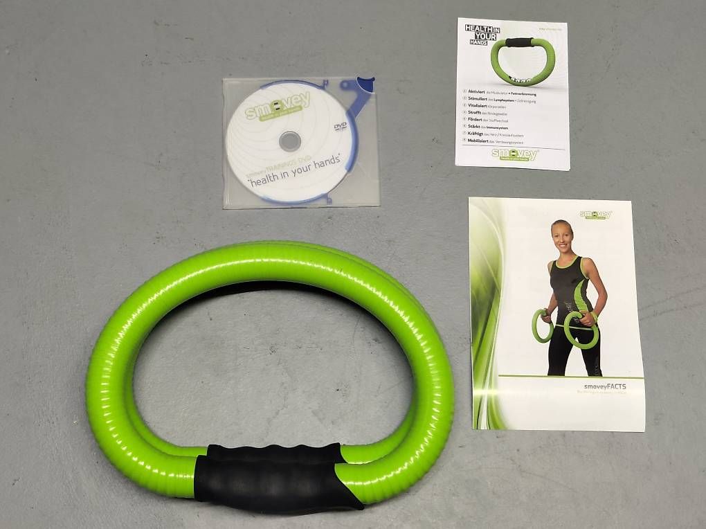 Smovey Hometrainer: Smovey Training Ringe - Vibroswing Solid mit Anleitungs-DVD – Usato da Wohlen AG venduto da gnabbr