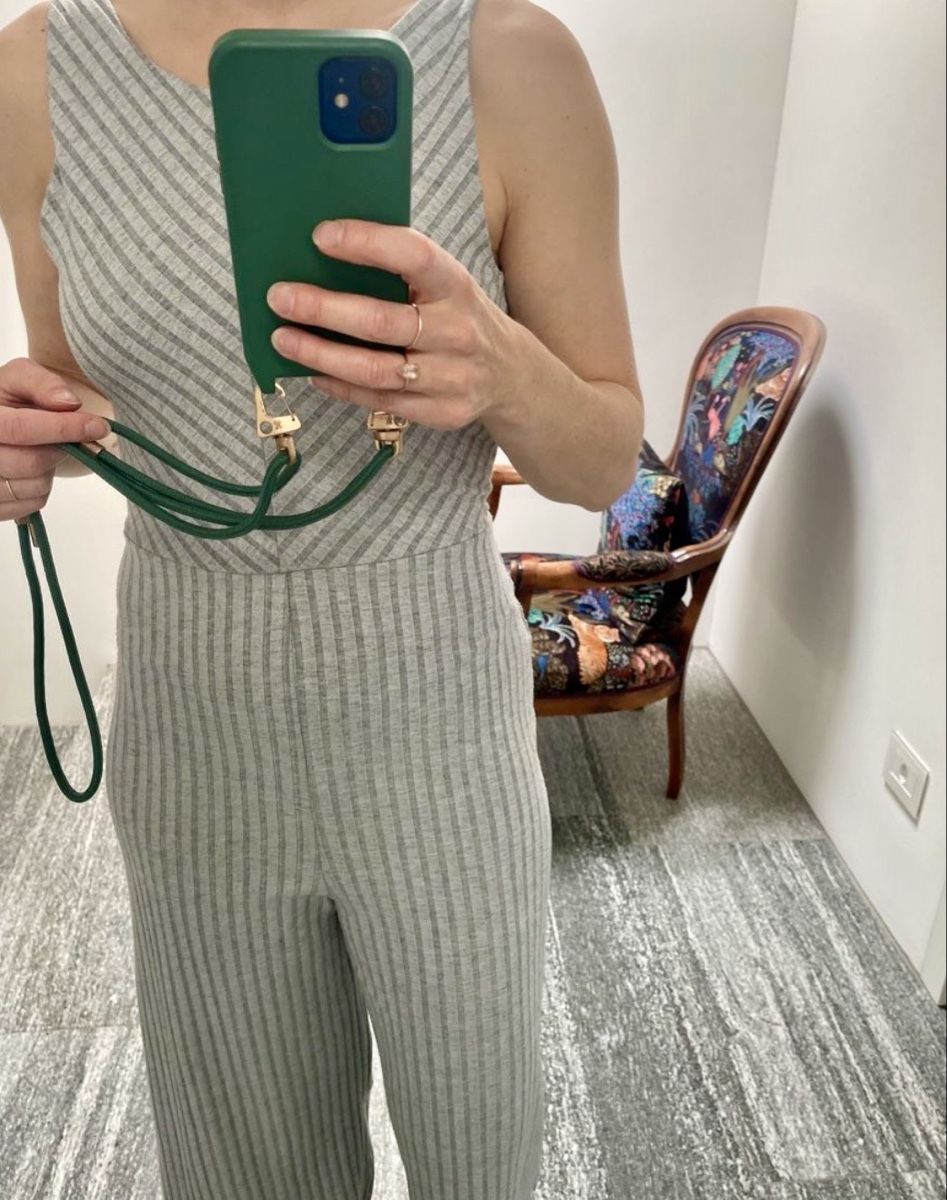 Mango Tute: Mango Jumpsuit, size S, light grey, summerly, tie back. – Usato da Sementina venduto da NinaDel 4