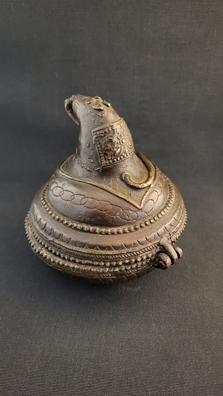 Figuren: Antike Bronze-Dose mit Ratte – Gebraucht aus Basel von spinne02 3
