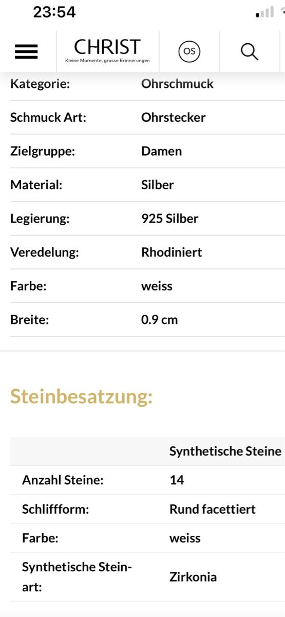 Ohrringe & -stecker: Silver spirit Ohrringe Pearl Silber – Gebraucht aus Laupen BE von ole_l8gg 7