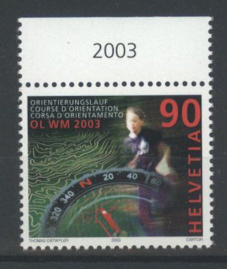 Tutti i francobolli: 2003, Orientierungslauf Weltmeisterschaft ** – Usato da Willisau venduto da Vollstempel