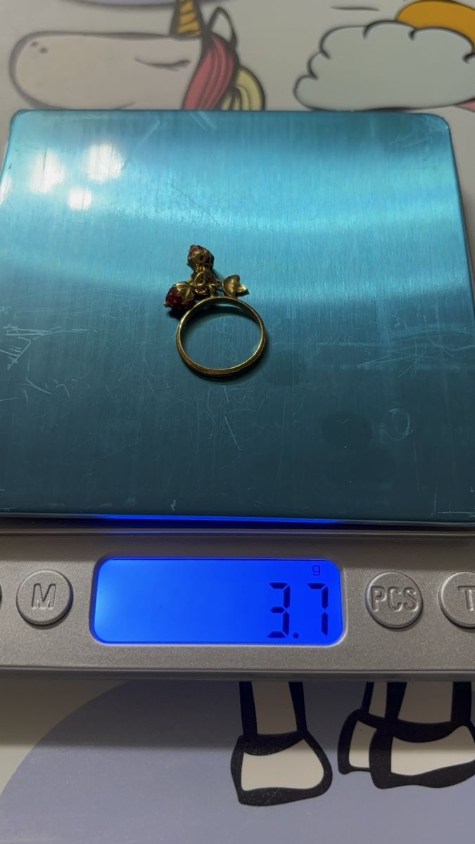 Anelli: Fingerring 965er Gold mit Erdbeere – Nuovo (secondo la descrizione) da Olten venduto da DayaneChristen 7
