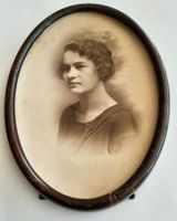 FOTO 1925 Bild einer schönen Frau B ZWICKY Zofingen m Rahmen