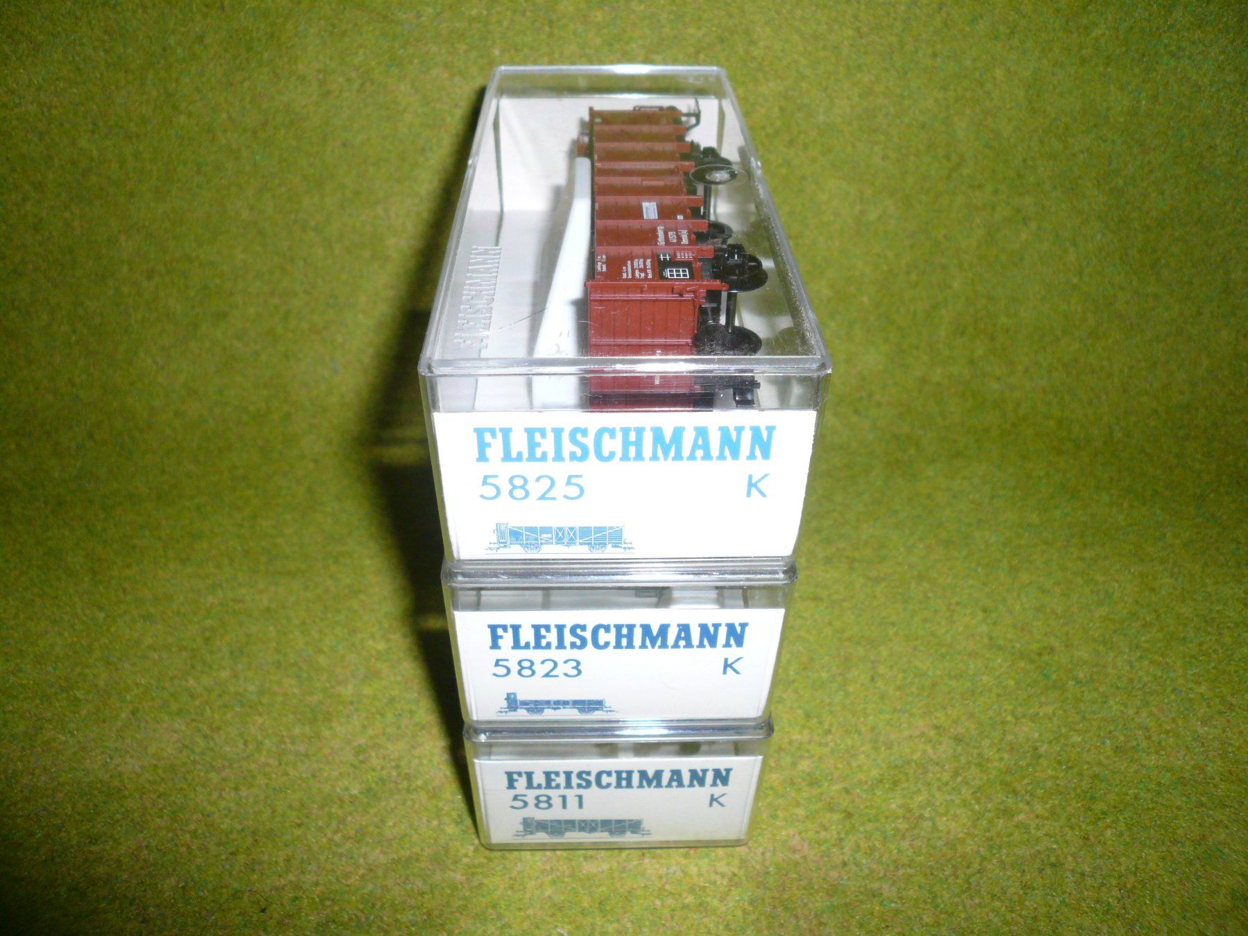 Fleischmann Modellini di ferrovie: 3 Güterwagen Epoche 1 – Nuovo (secondo la descrizione) da Zürich venduto da Gaegs 1