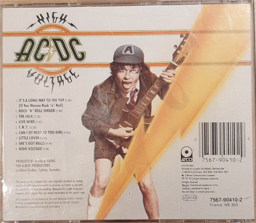 AC/DC - High Voltage, AUS Hard Rock CD Album 1976 | Kaufen auf Ricardo