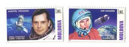 Briefmarken "Raumfahrt. Juri Gagarin". Moldawien