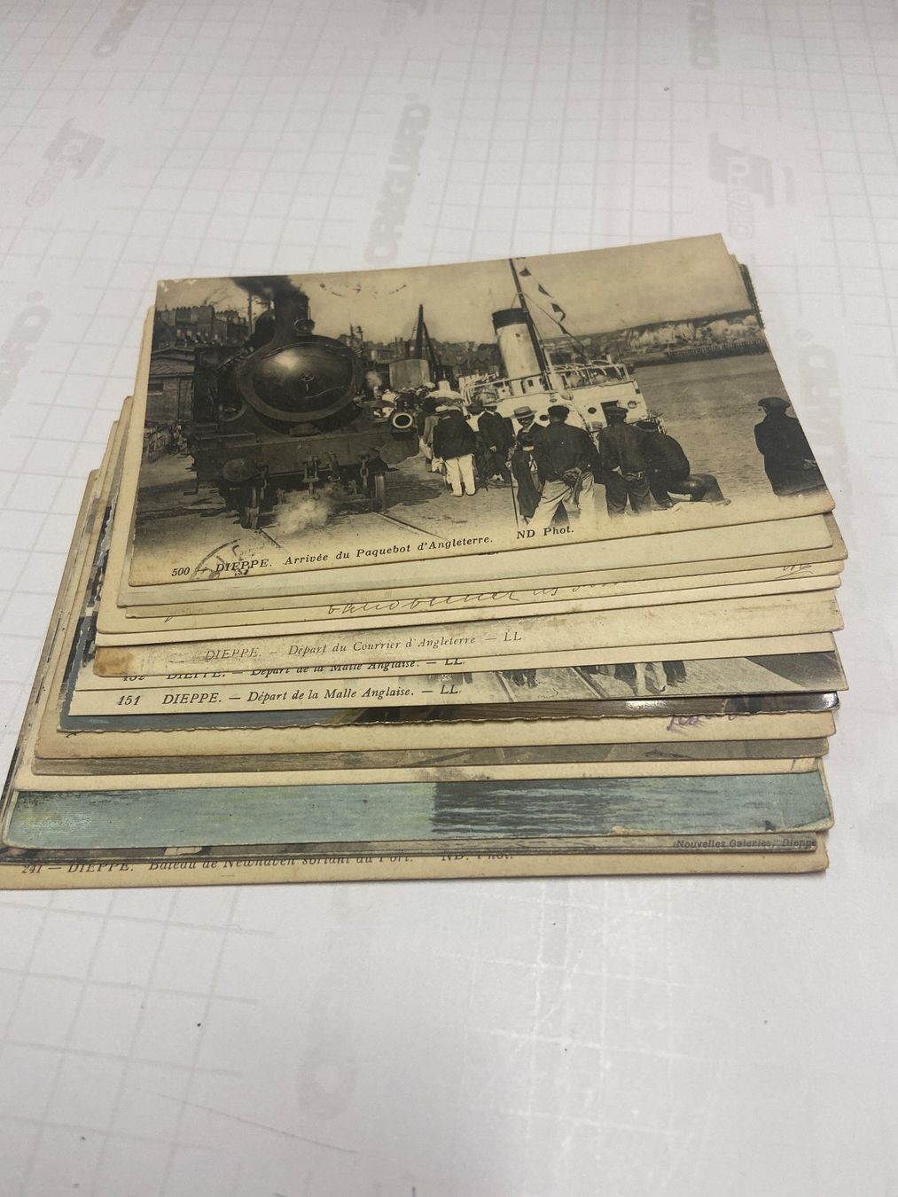 Cartoline postali: Dampfschiffe UK Newhaven - paquebot - steamer – Usato da Basel venduto da ste_rth9