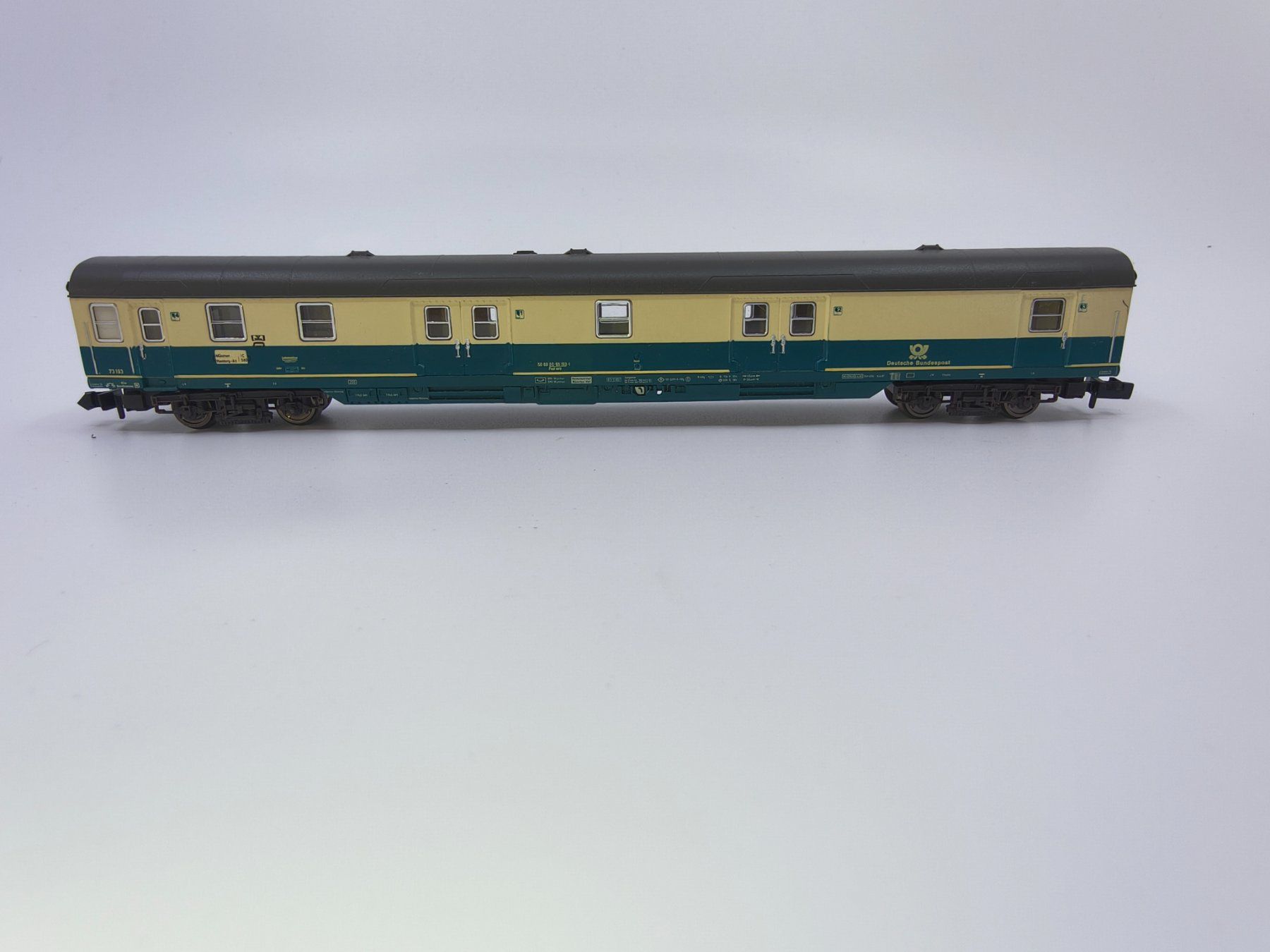 Fleischmann Modellini di ferrovie: Fleischmann DB-Gepäckwagen Spur N – Usato da Wangs venduto da mobacom 2