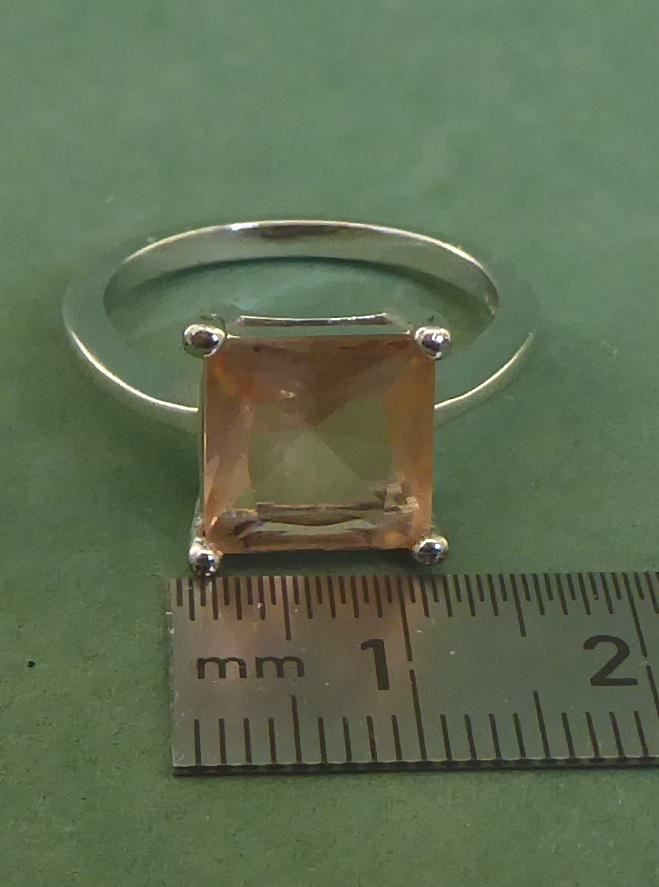 Anelli: Ring 925 Silber mit synthetischem Stein – Usato da Muri AG venduto da silvermouse007 1