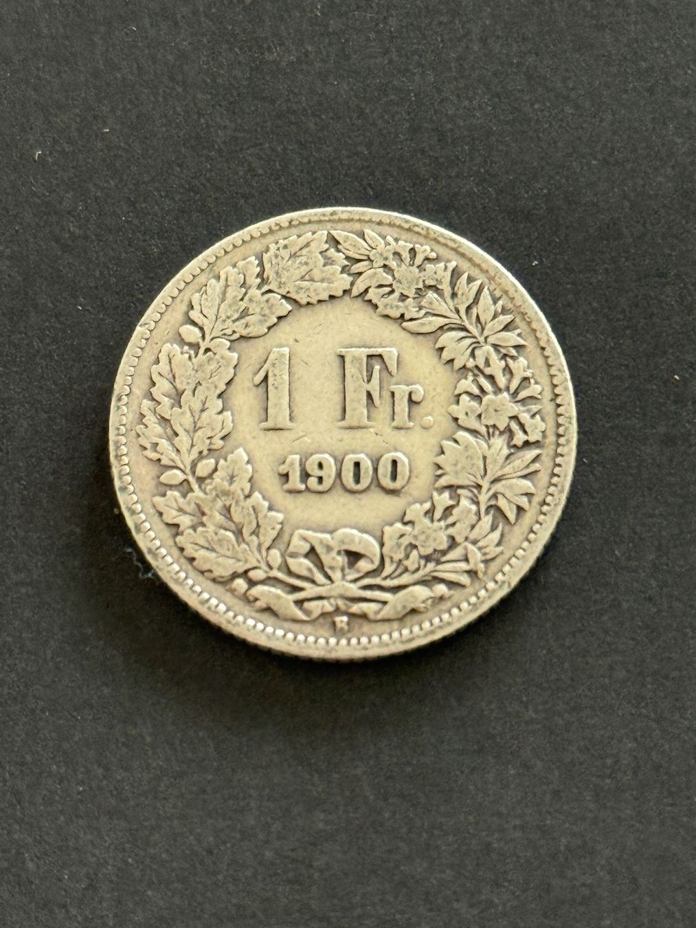 Tutti le monete: 1 Franken 1900  sehr Rar – Usato da Wallisellen venduto da SWISS_SILVER1
