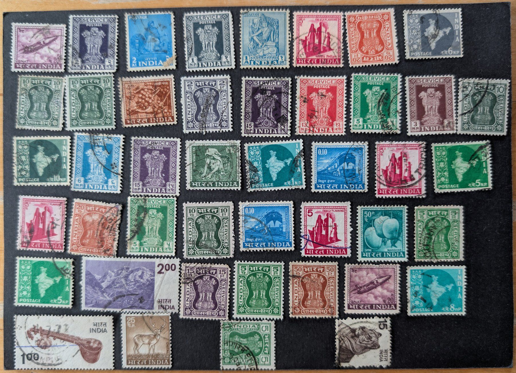 Tutti i francobolli: Lot indischer Marken – Usato da Hittnau venduto da stamps_and_coins 1