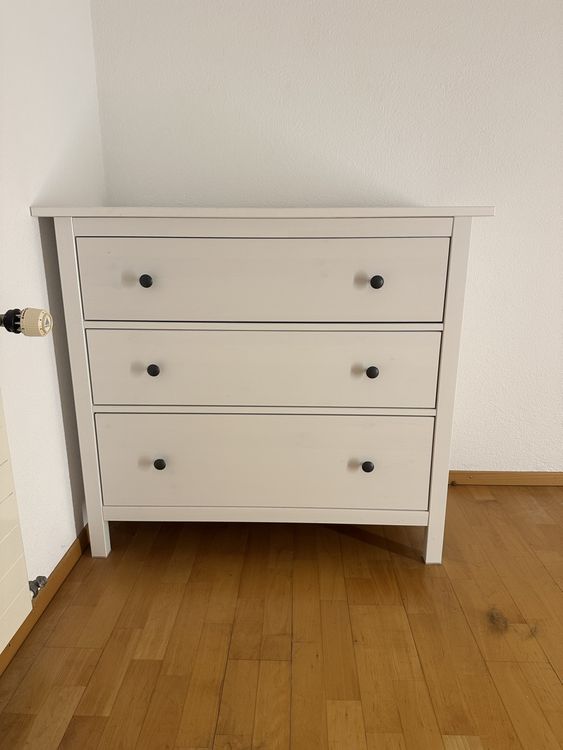 Elegantes Hemnes Kommode Masse Bildnull
