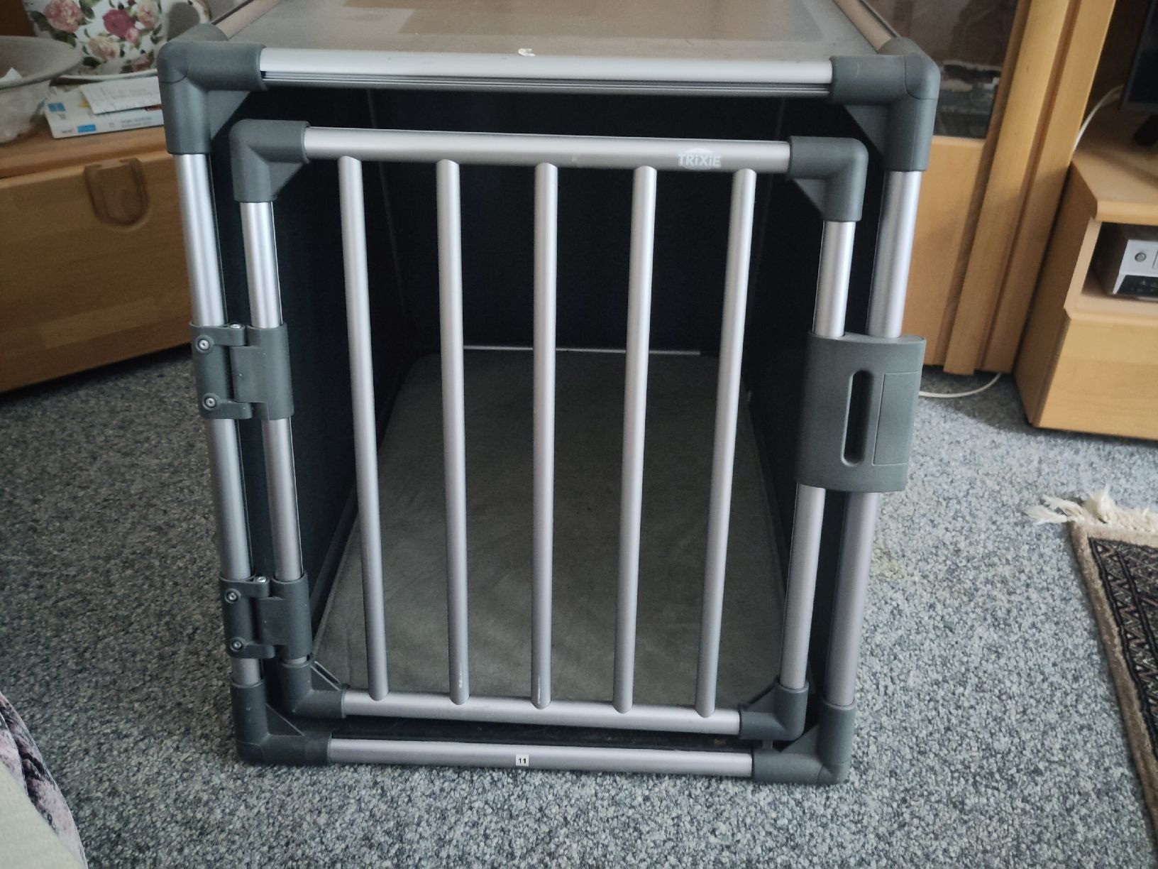 Trixie Gabbie, trasporto & Sicurezza: Trixie Transportbox Aluminium Graphit – Usato da Hallwil venduto da ste_7q22 3