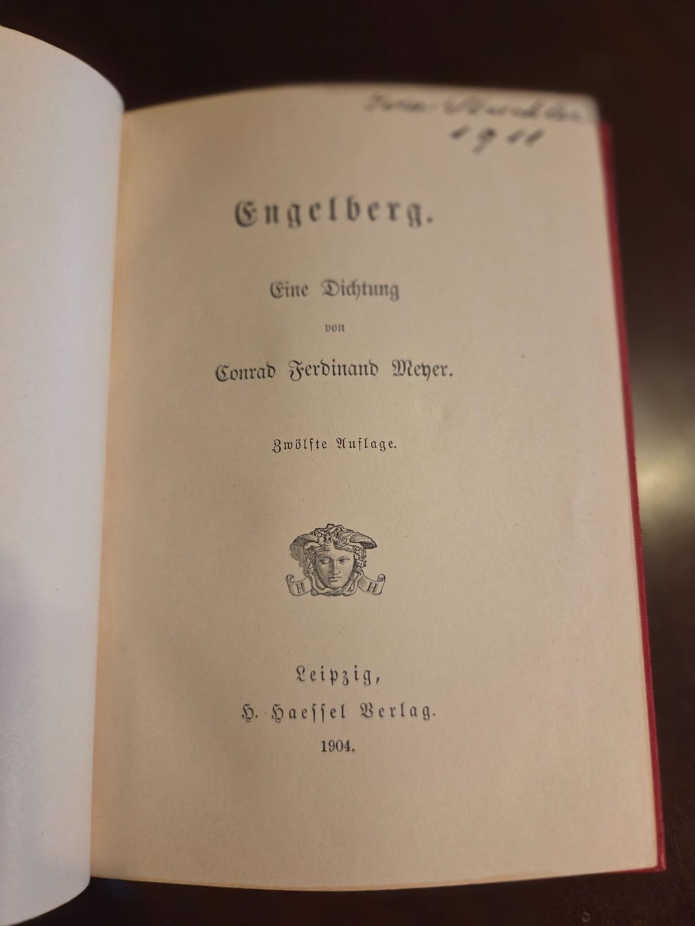 Libri: C.F. Meyer Engelberg 1904 12. Aufl. Schmuckband – Usato da Aldesago venduto da lusuardi 4