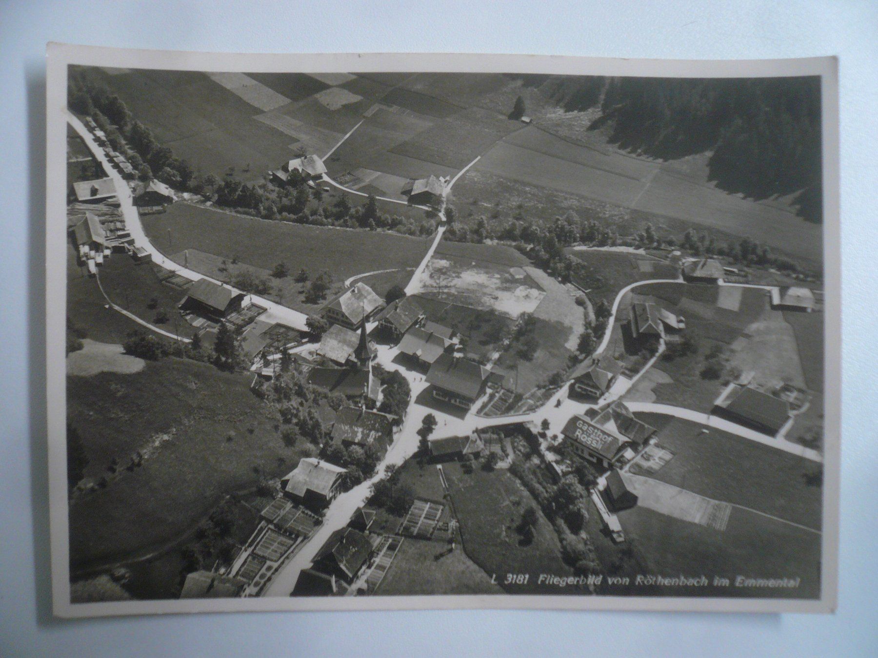 Cartoline postali: FliegerAK RÖTHENBACH – Usato da Oberhofen am Thunersee venduto da luuping99