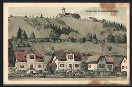 sign. Hans Pernat: Hohenpeissenberg, Ort