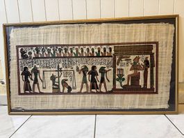 Papyrus in Goldrahmen