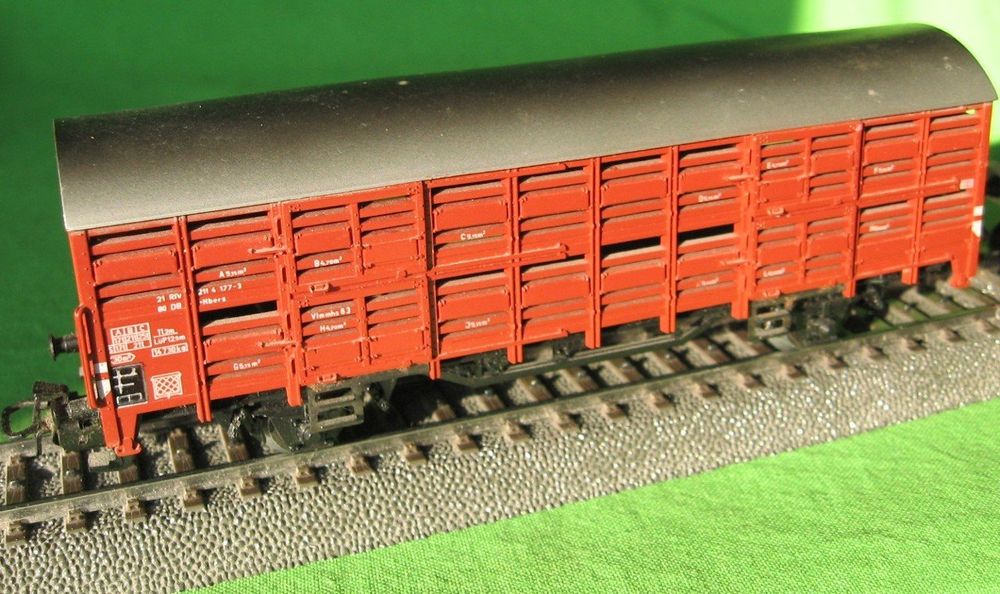 DB Viehtransport Verschlagwagen Märklin 4629 ok -1 Puffer | Kaufen auf ...