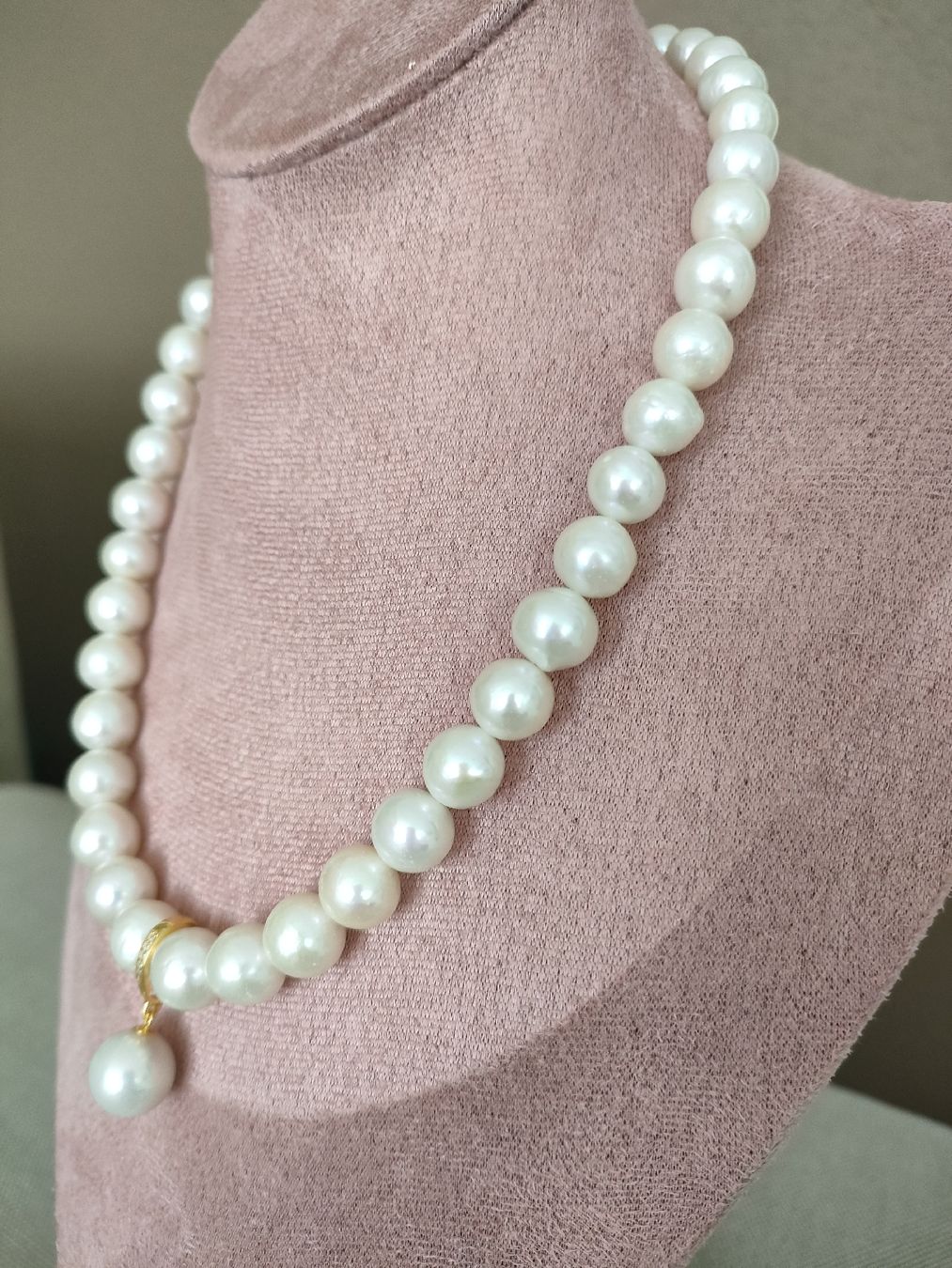Catenine: Süsswasserperlen Kette mit Anhänger – Nuovo e nell'imballaggio originale da Bern venduto da Lidia.5 2