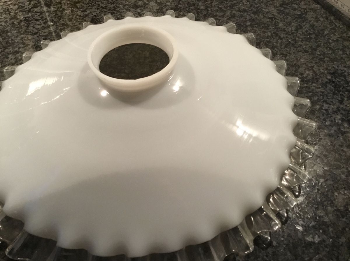 Paralumi: Jugendstil Lampenschirm Glas – Usato da Rüschlikon venduto da succes08 3