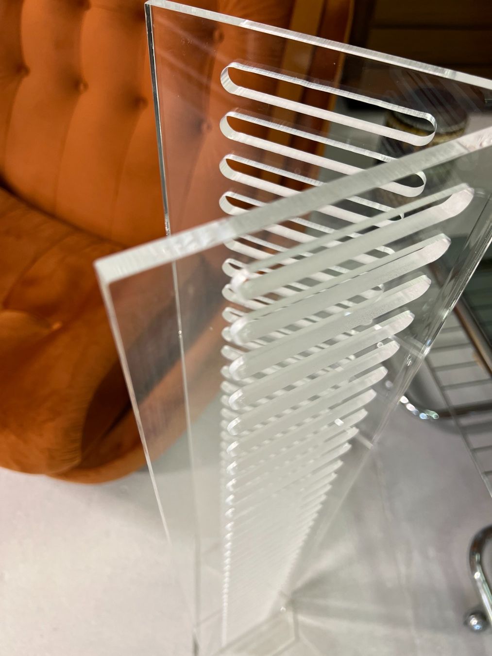 Racks & Ständer: Acryl - Plexi CD-Ständer - 80er Jahre – Gebraucht aus Walzenhausen von stilvollwohnen 5