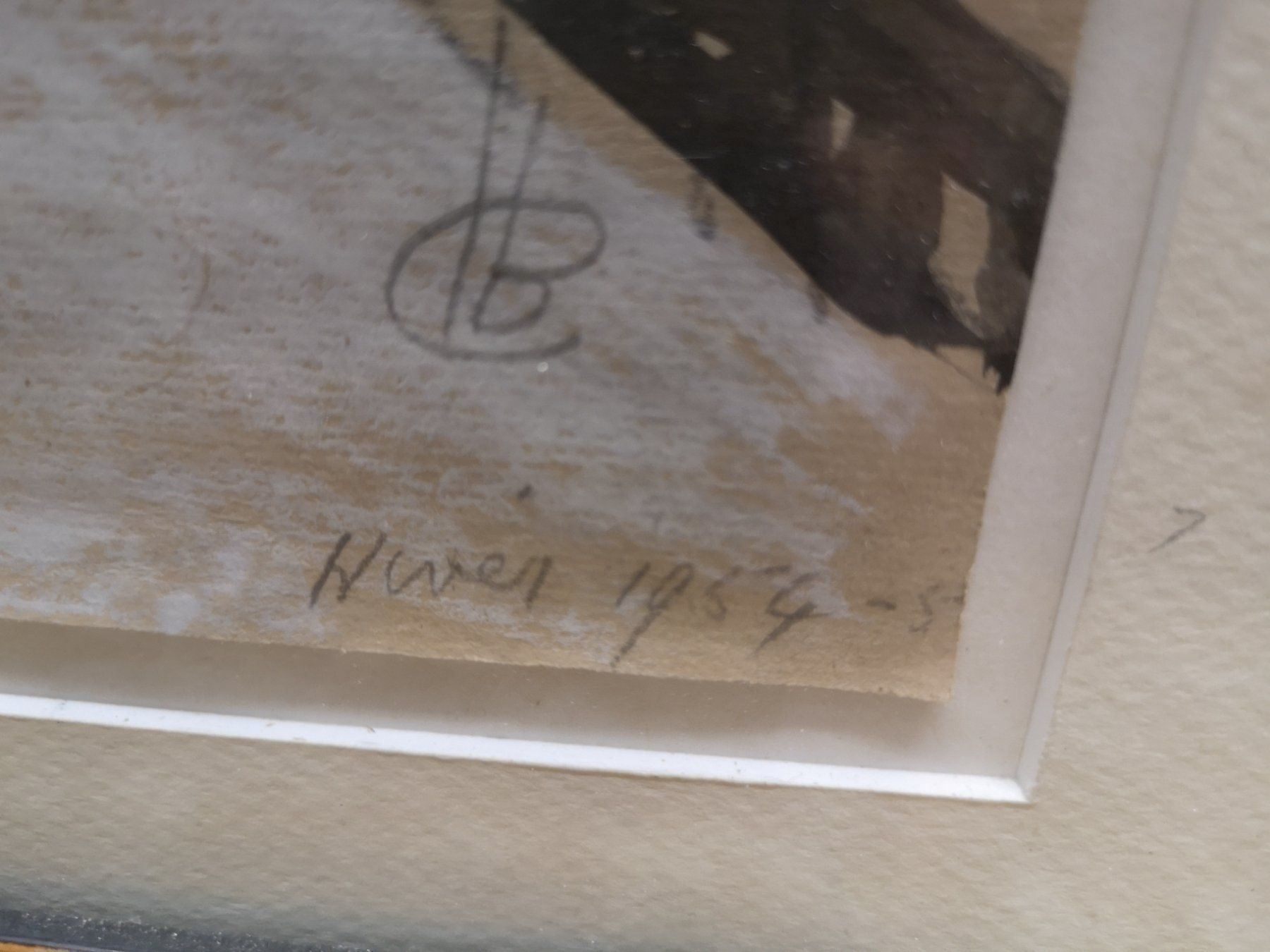 Dipinti: HIVER 54 DESSIN AVEC MONOGRAMME – Usato da Genève venduto da Qanil77 2