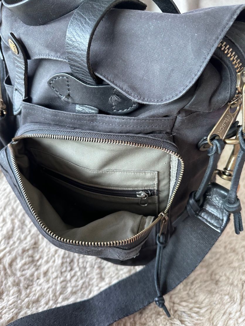 Borse: Filson 24-Hour Tin Cloth Briefcase black – Usato da Lugnorre venduto da Filson 6